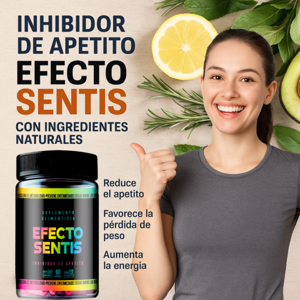 Inhibidor De Apetito Efecto Sentis - Imagen 2